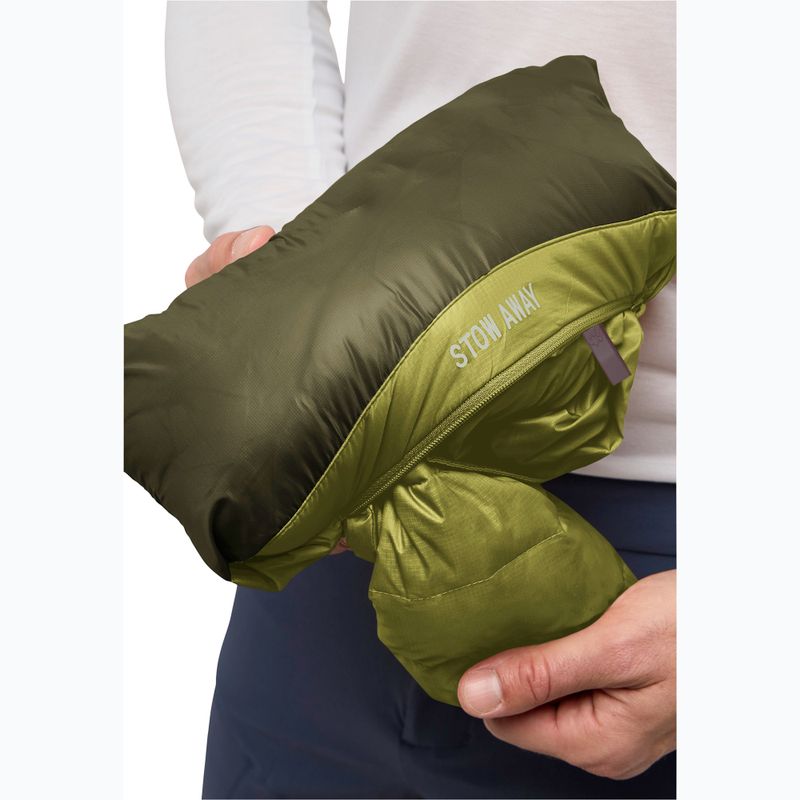 Herren-Daunenjacke Jack Wolfskin Passamani Down Hoody khaki green 5