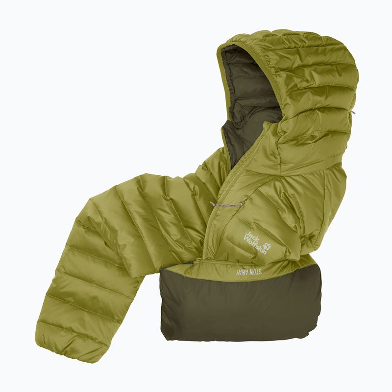 Herren-Daunenjacke Jack Wolfskin Passamani Down Hoody khaki green 9