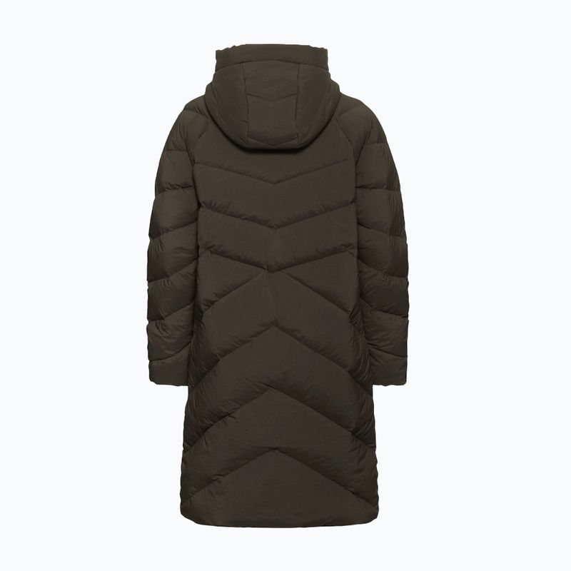 Damen Daunenmantel Jack Wolfskin Marienplatz Coat obsidian moss 7