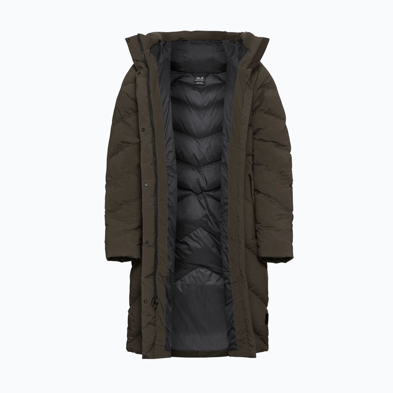 Damen Daunenmantel Jack Wolfskin Marienplatz Coat obsidian moss 8