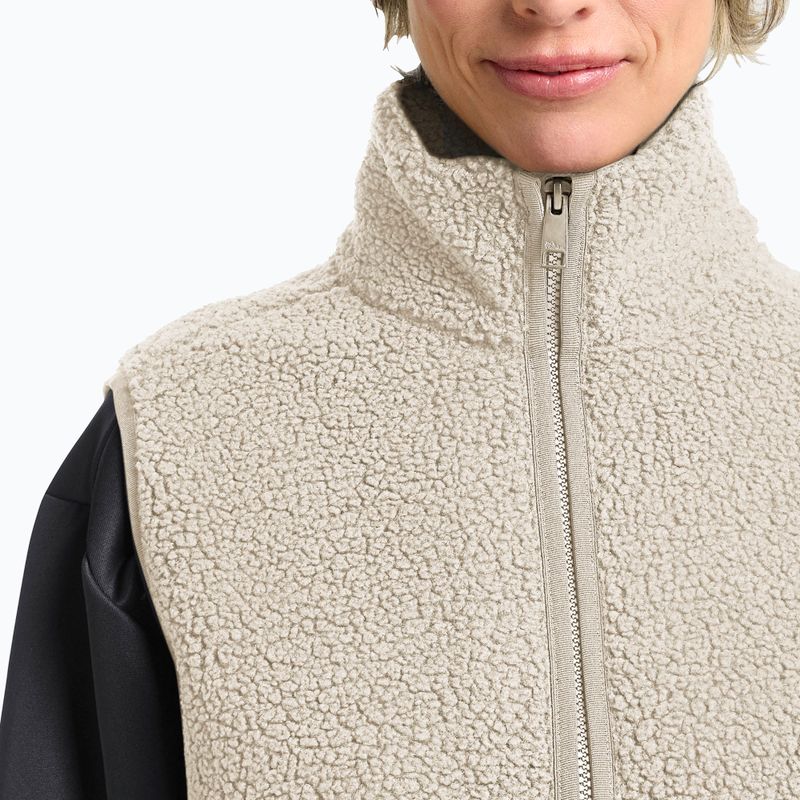 Damenweste Jack Wolfskin High Curl oyster 4