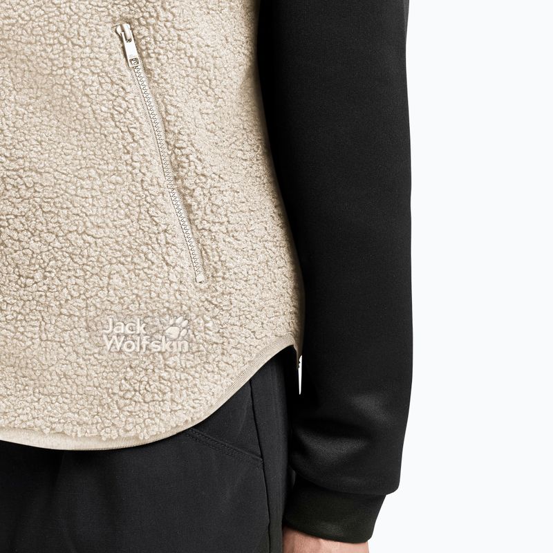Damenweste Jack Wolfskin High Curl oyster 6
