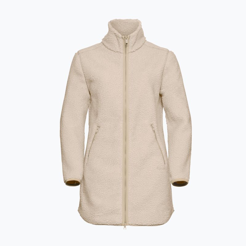 Fleecejacke für Damen Jack Wolfskin High Curl Coat oyster 7