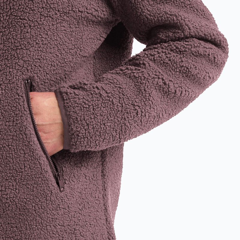 Fleecejacke für Damen Jack Wolfskin High Curl Coat sheer plum 4