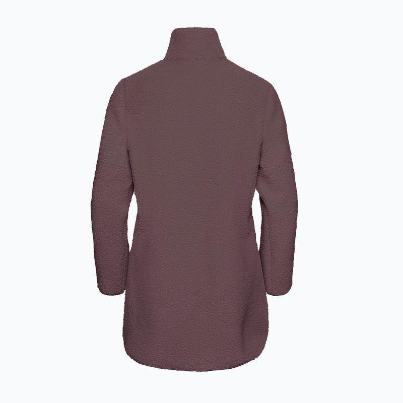 Fleecejacke für Damen Jack Wolfskin High Curl Coat sheer plum 8