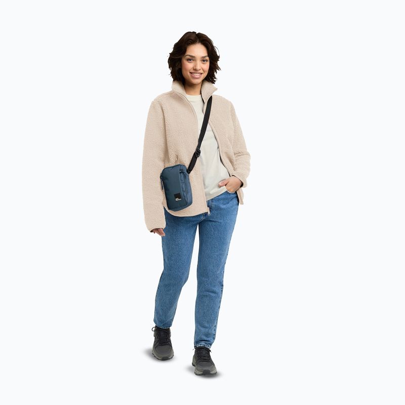 Fleecejacke für Damen Jack Wolfskin High Curl oyster 2