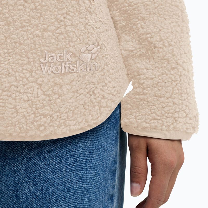 Fleecejacke für Damen Jack Wolfskin High Curl oyster 6