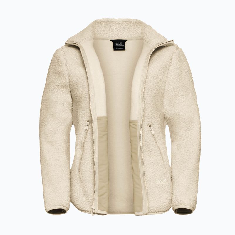 Fleecejacke für Damen Jack Wolfskin High Curl oyster 9
