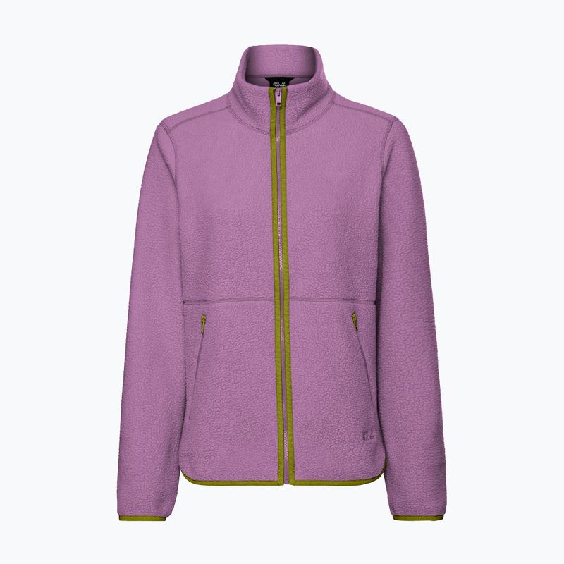 Fleecejacke für Damen Jack Wolfskin Lite Curl Full Zip vivid orchid 7
