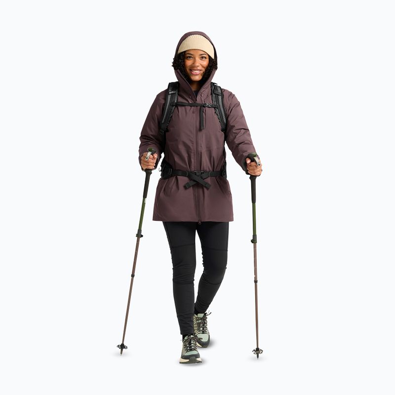 Damen-Daunenjacke Jack Wolfskin Icecape 2L Down Ins Rds sheer plum 2
