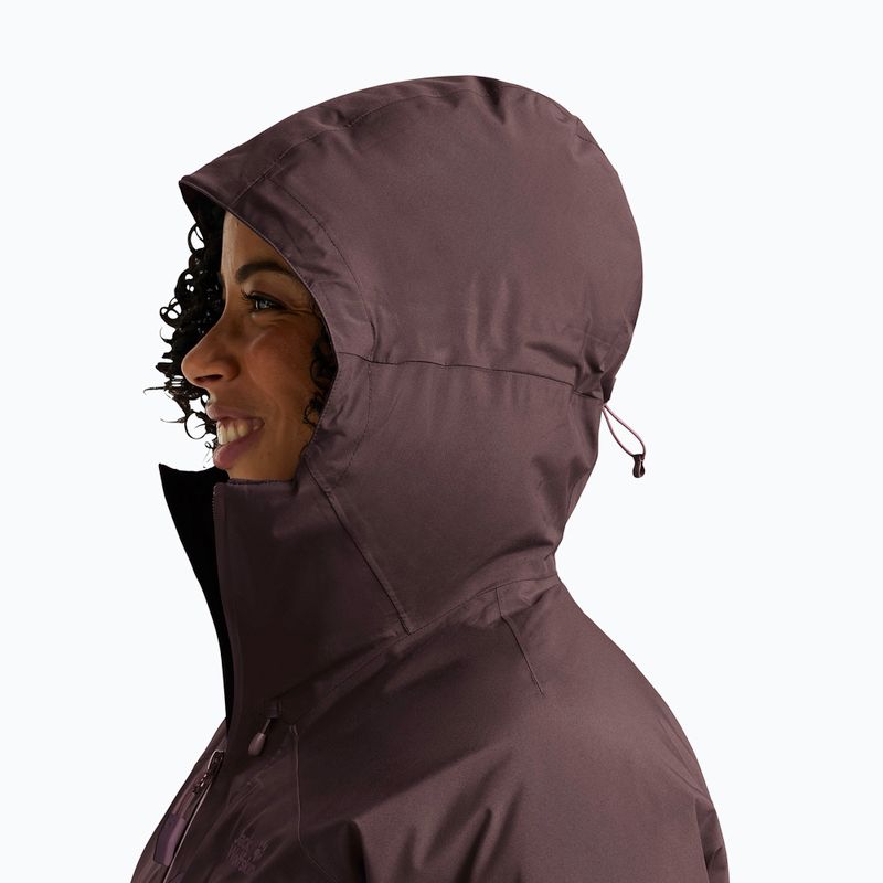 Damen-Daunenjacke Jack Wolfskin Icecape 2L Down Ins Rds sheer plum 4