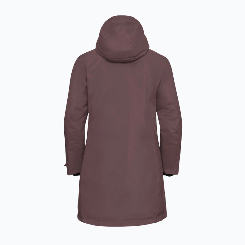 Damen-Daunenjacke Jack Wolfskin Icecape 2L Down Ins Rds sheer plum 8