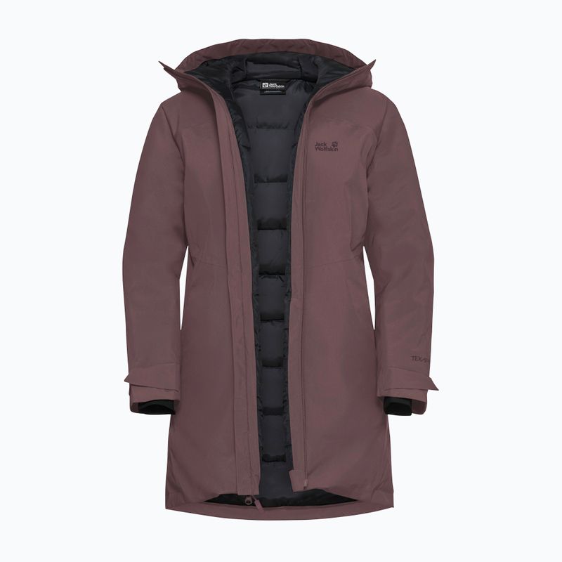 Damen-Daunenjacke Jack Wolfskin Icecape 2L Down Ins Rds sheer plum 9
