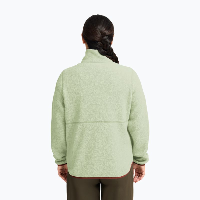 Fleecejacke für Damen Jack Wolfskin Lite Curl Full Zip melon 3