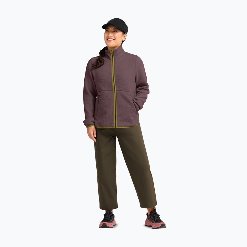 Fleecejacke für Damen Jack Wolfskin Lite Curl Full Zip sheer plum 2