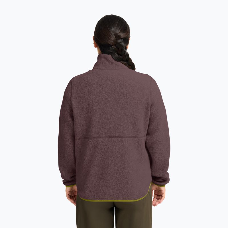 Fleecejacke für Damen Jack Wolfskin Lite Curl Full Zip sheer plum 3