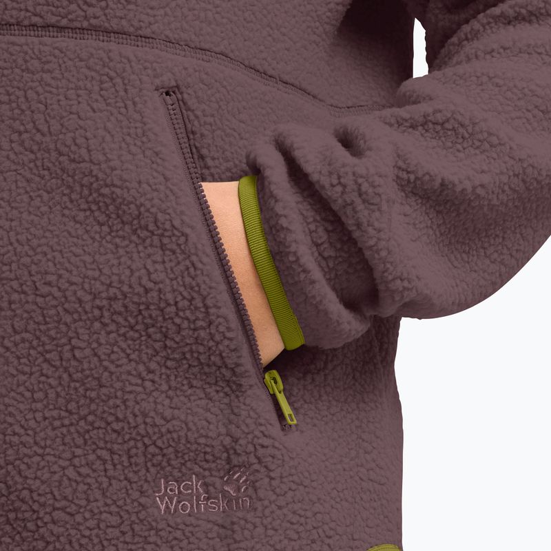 Fleecejacke für Damen Jack Wolfskin Lite Curl Full Zip sheer plum 5