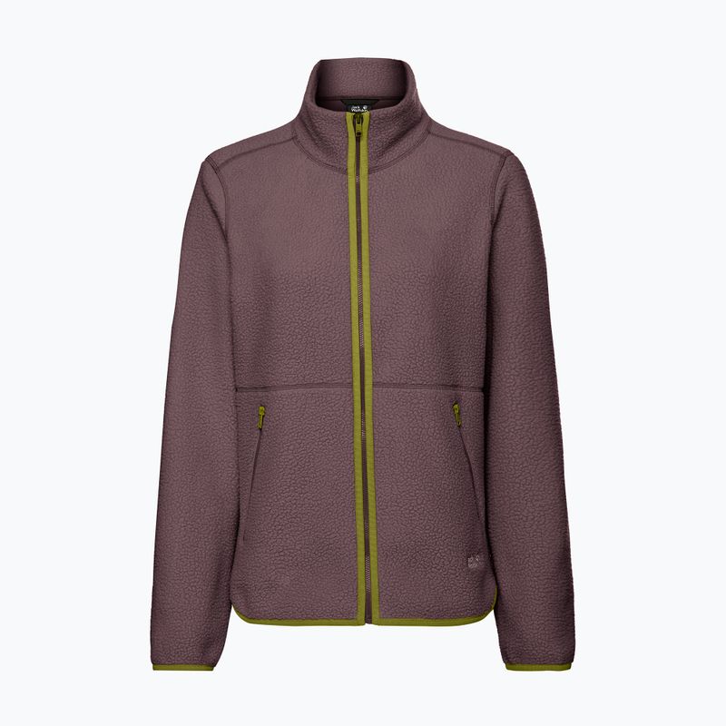 Fleecejacke für Damen Jack Wolfskin Lite Curl Full Zip sheer plum 7