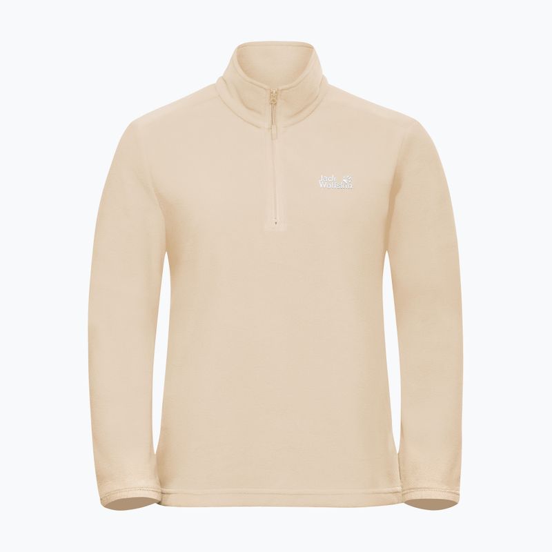 Fleecejacke für Damen Jack Wolfskin Taunus 100 Half Zip oyster 5