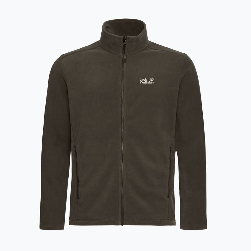Fleecejacke für Herren Jack Wolfskin Taunus 200 Full Zip obsidian moss 7
