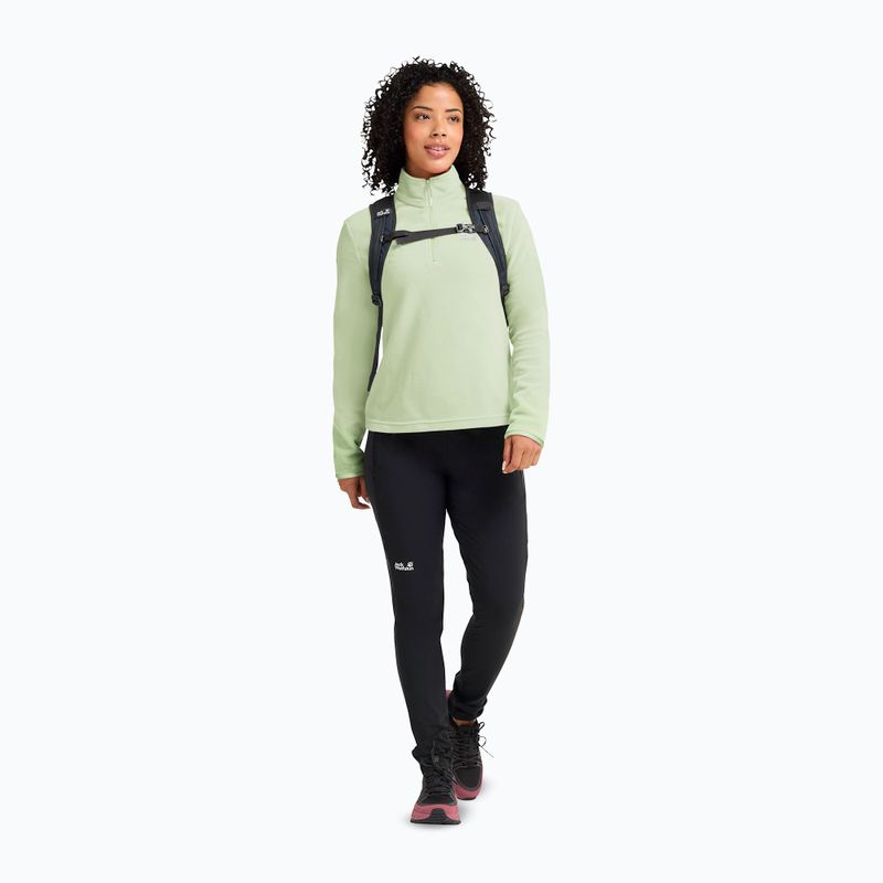 Fleecejacke für Damen Jack Wolfskin Taunus 100 Half Zip melon 2