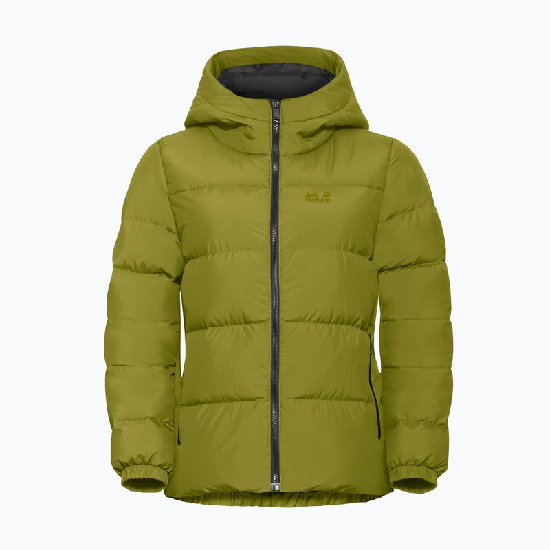 Damen Daunenmantel Jack Wolfskin Frozen Palace khaki green 7