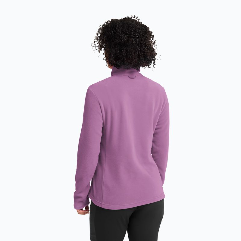Fleecejacke für Damen Jack Wolfskin Taunus 100 Full Zip vivid orchid 3
