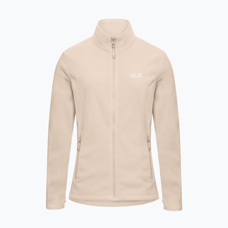 Fleecejacke für Damen Jack Wolfskin Taunus 100 Full Zip oyster 7