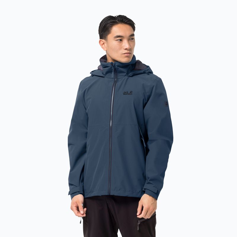 Jack Wolfskin Herren Hardshelljacke Evandale navy blau 1111131_1383