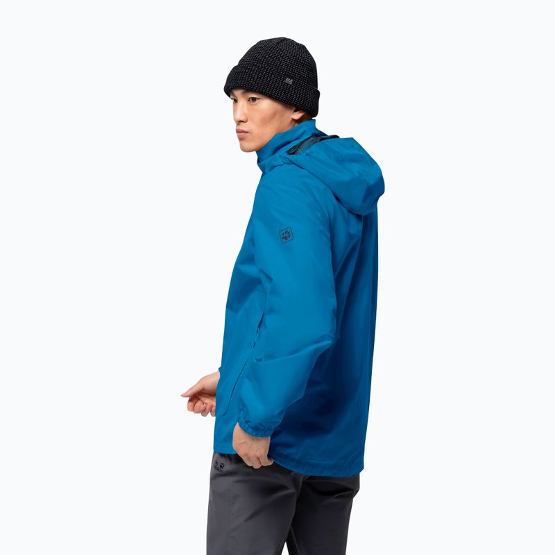 Jack Wolfskin Herren Stormy Point Regenjacke blau 1111141_1361 2