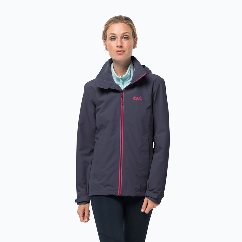 Jack Wolfskin Damen Hardshelljacke Evandale schwarz 1111191_1388