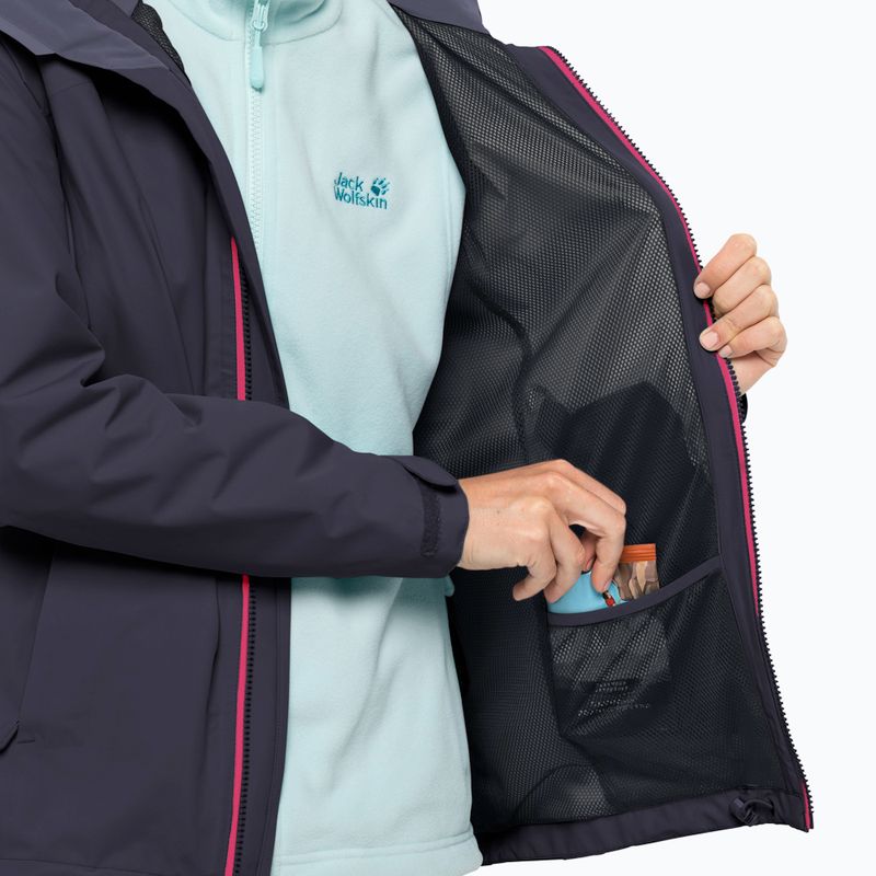 Jack Wolfskin Damen Hardshelljacke Evandale schwarz 1111191_1388 3