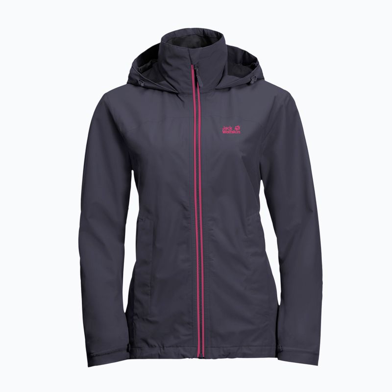 Jack Wolfskin Damen Hardshelljacke Evandale schwarz 1111191_1388 5
