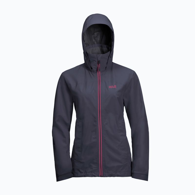 Jack Wolfskin Damen Hardshelljacke Evandale schwarz 1111191_1388 6