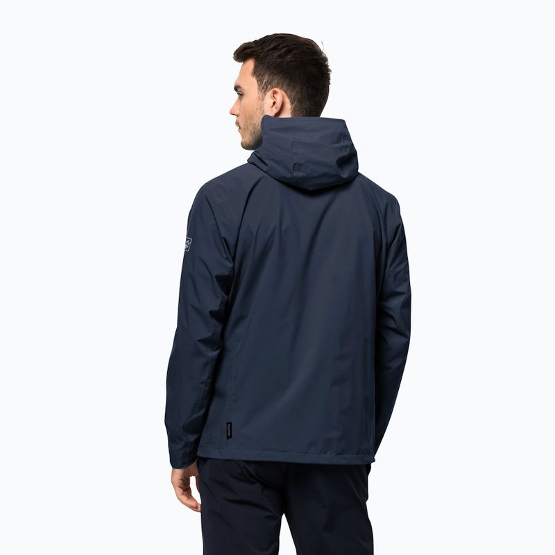 Jack Wolfskin Herren Hardshelljacke Pack & Go Shell navy blau 1111503_1010 2