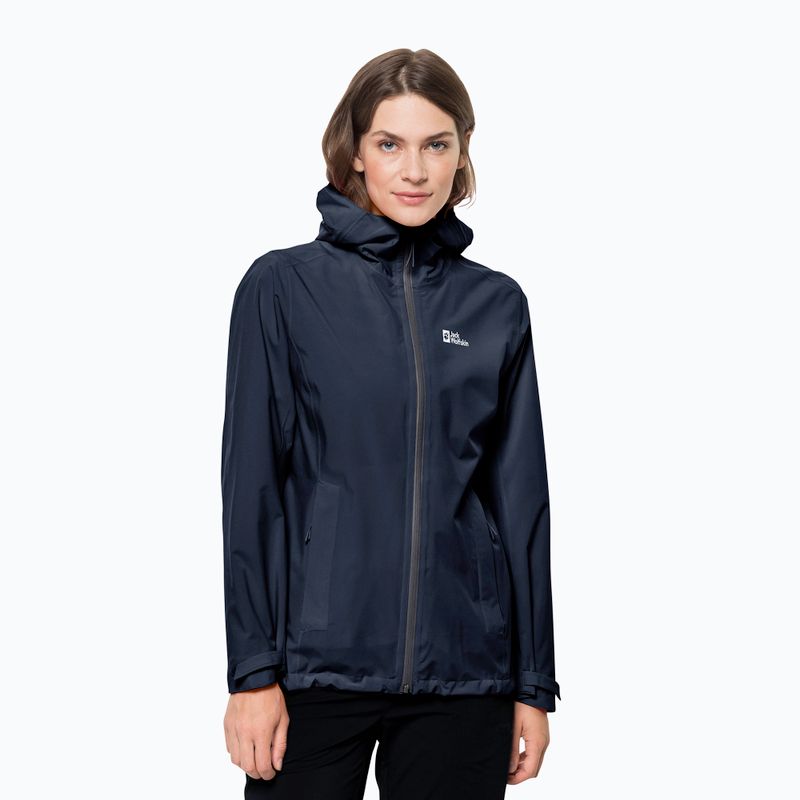 Jack Wolfskin Damen Hardshelljacke Pack & Go Shell navy blau 1111514_1010