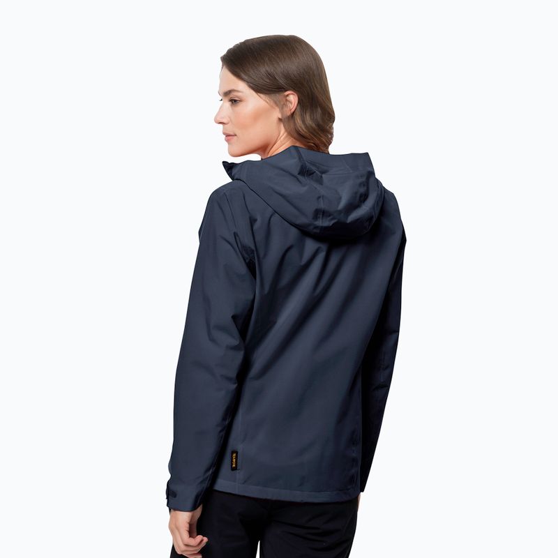 Jack Wolfskin Damen Hardshelljacke Pack & Go Shell navy blau 1111514_1010 2