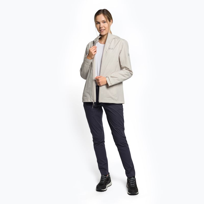 Jack Wolfskin Damen Hardshelljacke Pack & Go Shell grau 1111514_6260 2