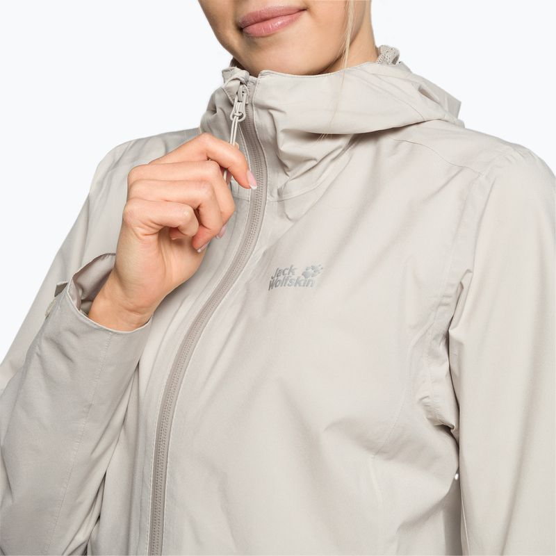 Jack Wolfskin Damen Hardshelljacke Pack & Go Shell grau 1111514_6260 6