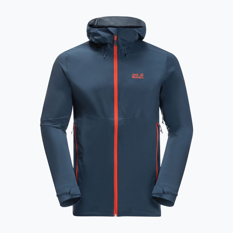 Jack Wolfskin Herren Highest Peak 2.5L Regenjacke navy blau 1114961_1383 7