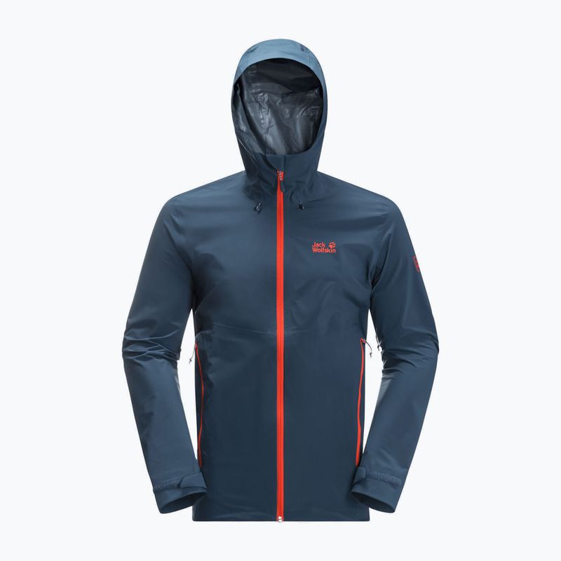 Jack Wolfskin Herren Highest Peak 2.5L Regenjacke navy blau 1114961_1383 8