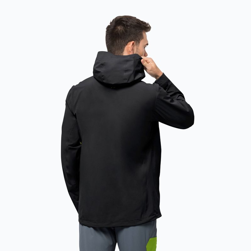 Jack Wolfskin Herren Hardshell Jacke Highest Peak 2.5L schwarz 1114961_6000 2
