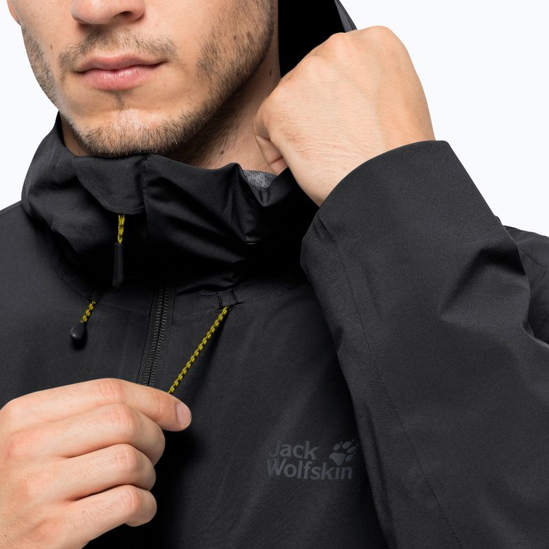 Jack Wolfskin Herren Hardshell Jacke Highest Peak 2.5L schwarz 1114961_6000 4