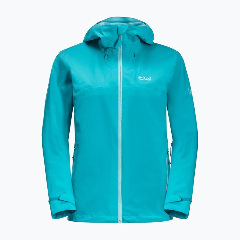 Jack Wolfskin Damen Hardshell Jacke Highest Peak 2.5L blau 1115111_1621 6