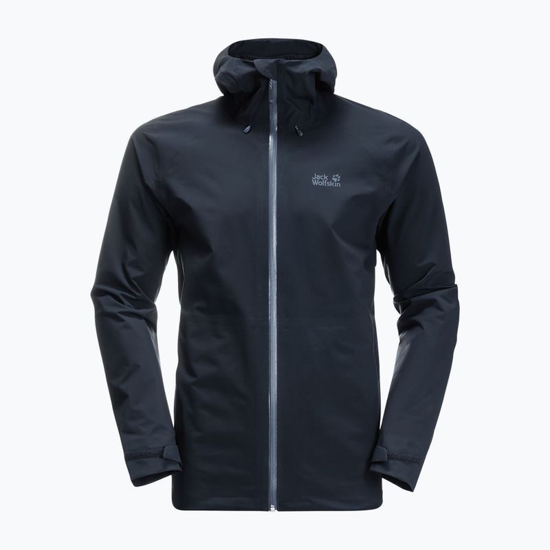 Jack Wolfskin Herren Highest Peak Hardshell Jacke navy blau 1115131_1033 5