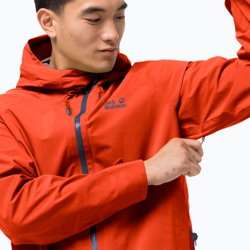 Jack Wolfskin Herren Hardshell Jacke Highest Peak orange 1115131_3017 3