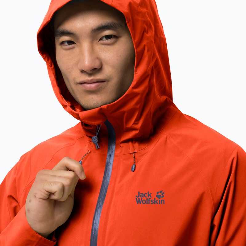 Jack Wolfskin Herren Hardshell Jacke Highest Peak orange 1115131_3017 4
