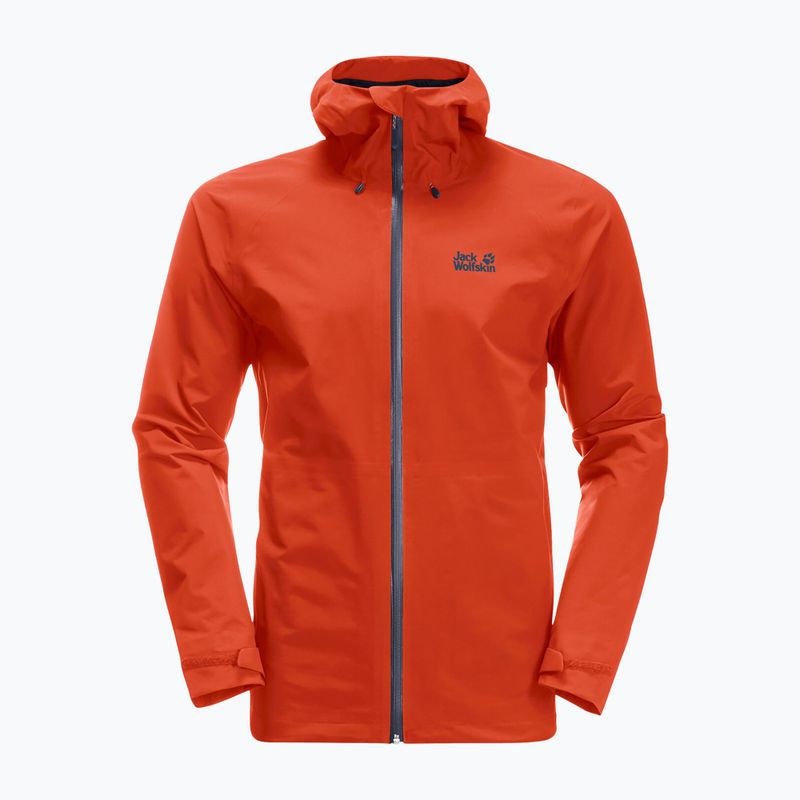 Jack Wolfskin Herren Hardshell Jacke Highest Peak orange 1115131_3017 5