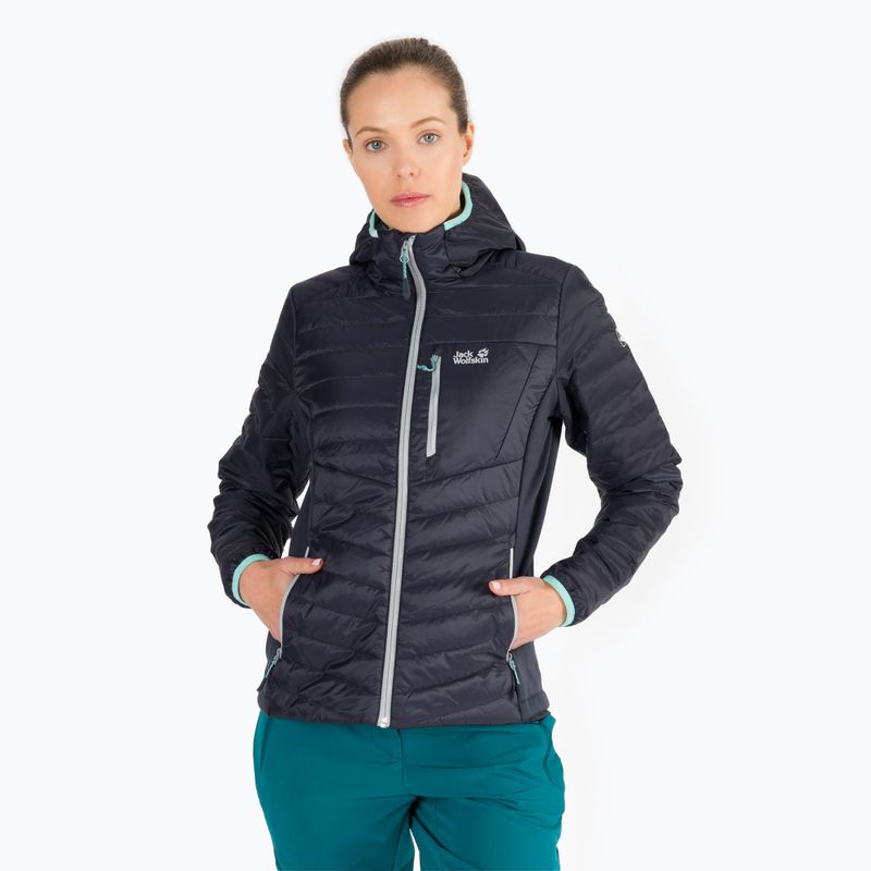 Jack Wolfskin Routeburn Damen Windjacke grau 1205425_1388