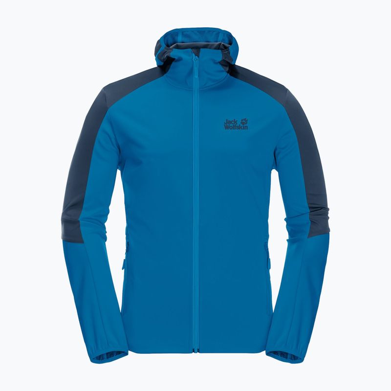 Jack Wolfskin Go Hike Herren Softshelljacke blau 1306921_1361 4